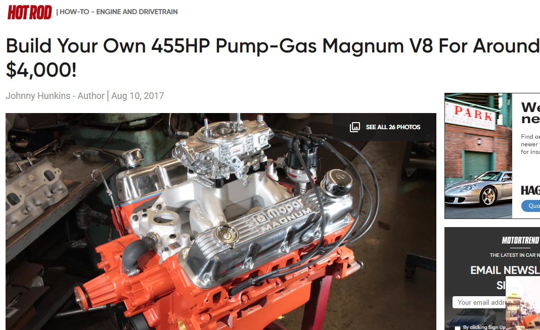 455HP Pump Gas Magnum budget build