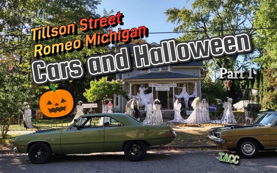 Cars and Halloween on Tillson Street!!!!