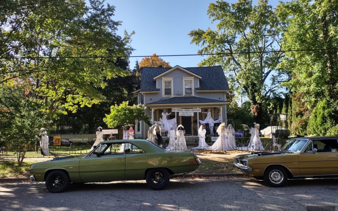Tillson street Halloween set up – Romeo Michigan 2022