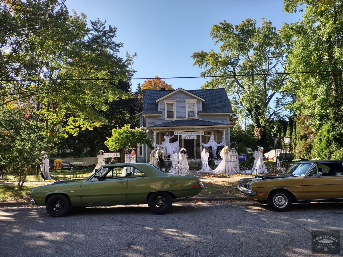 Tillson street Halloween set up Romeo Michigan 2022 Twisted Axle Motorsports
