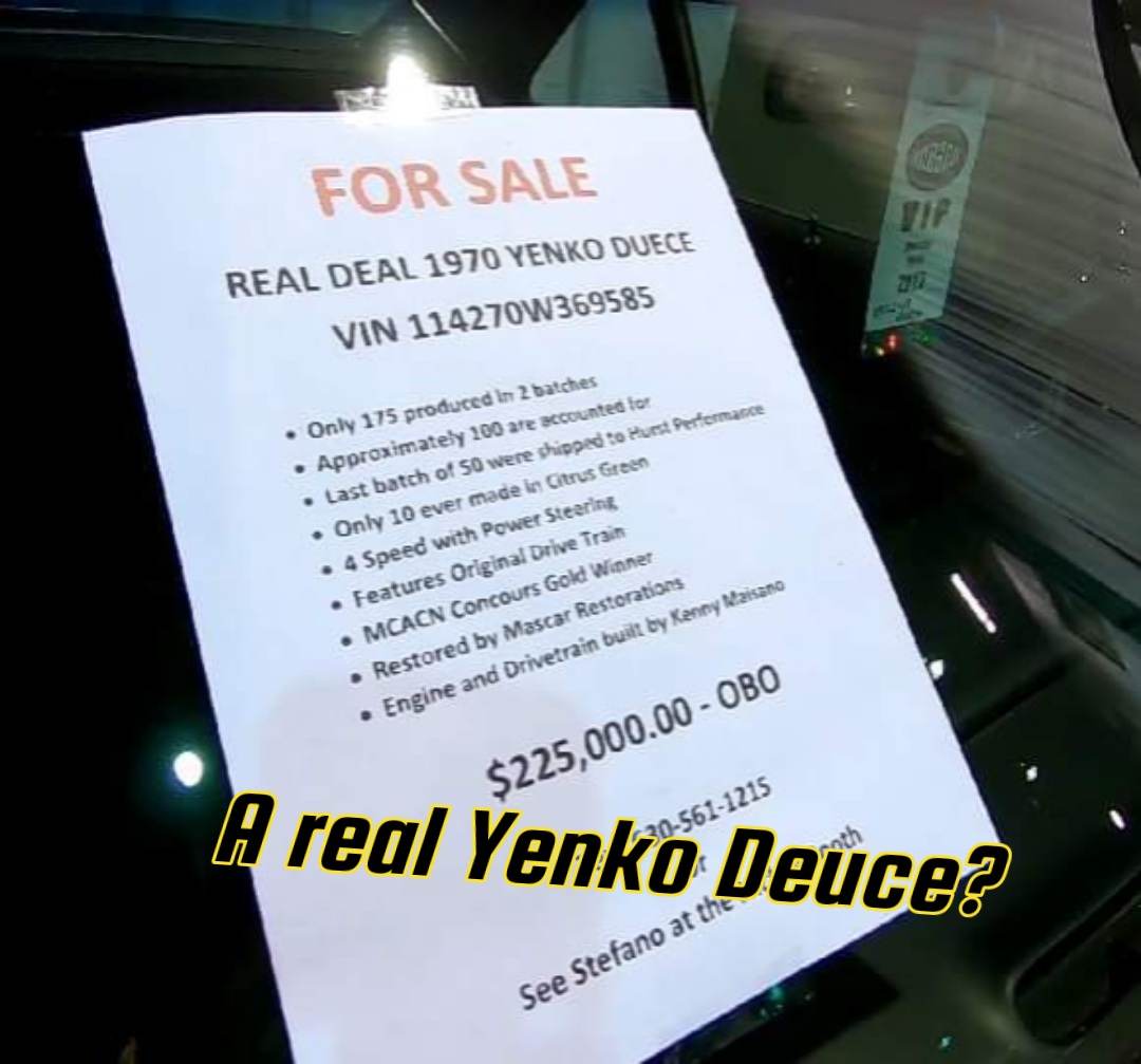 1970 Yenko Deuce! Twisted Axle Motorsports