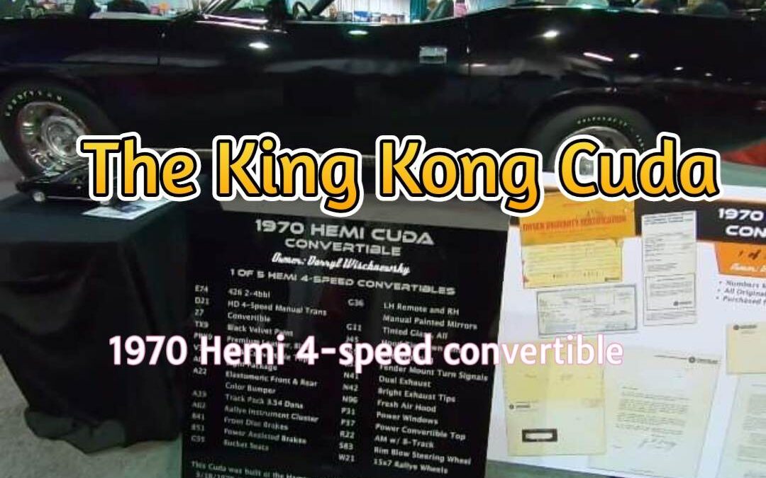 The KING KONG HEMI CUDA