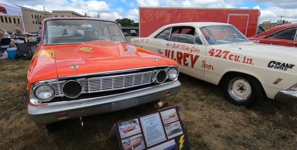 FORD nostalgia drag cars on display