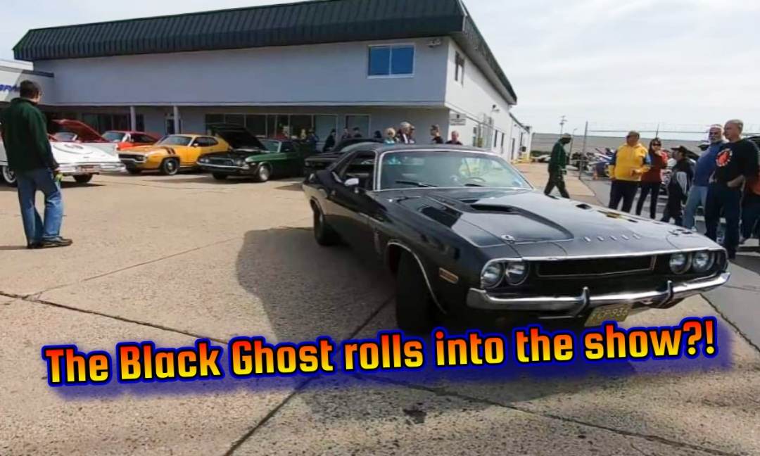 The Black Ghost shows up at the show!