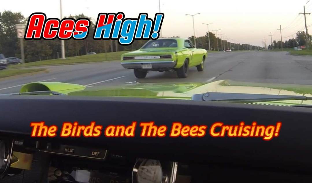 The Birds and the Bees cruising! 1970 muscle cars!