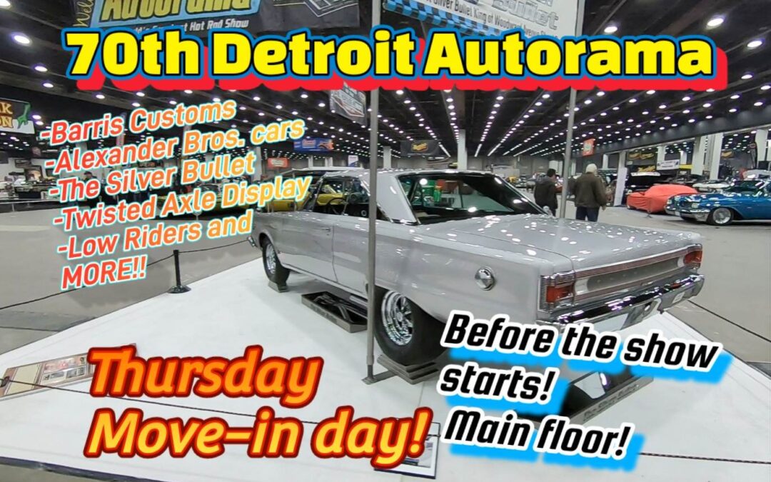 70th Detroit Autorama: Move-in day, Thursday!