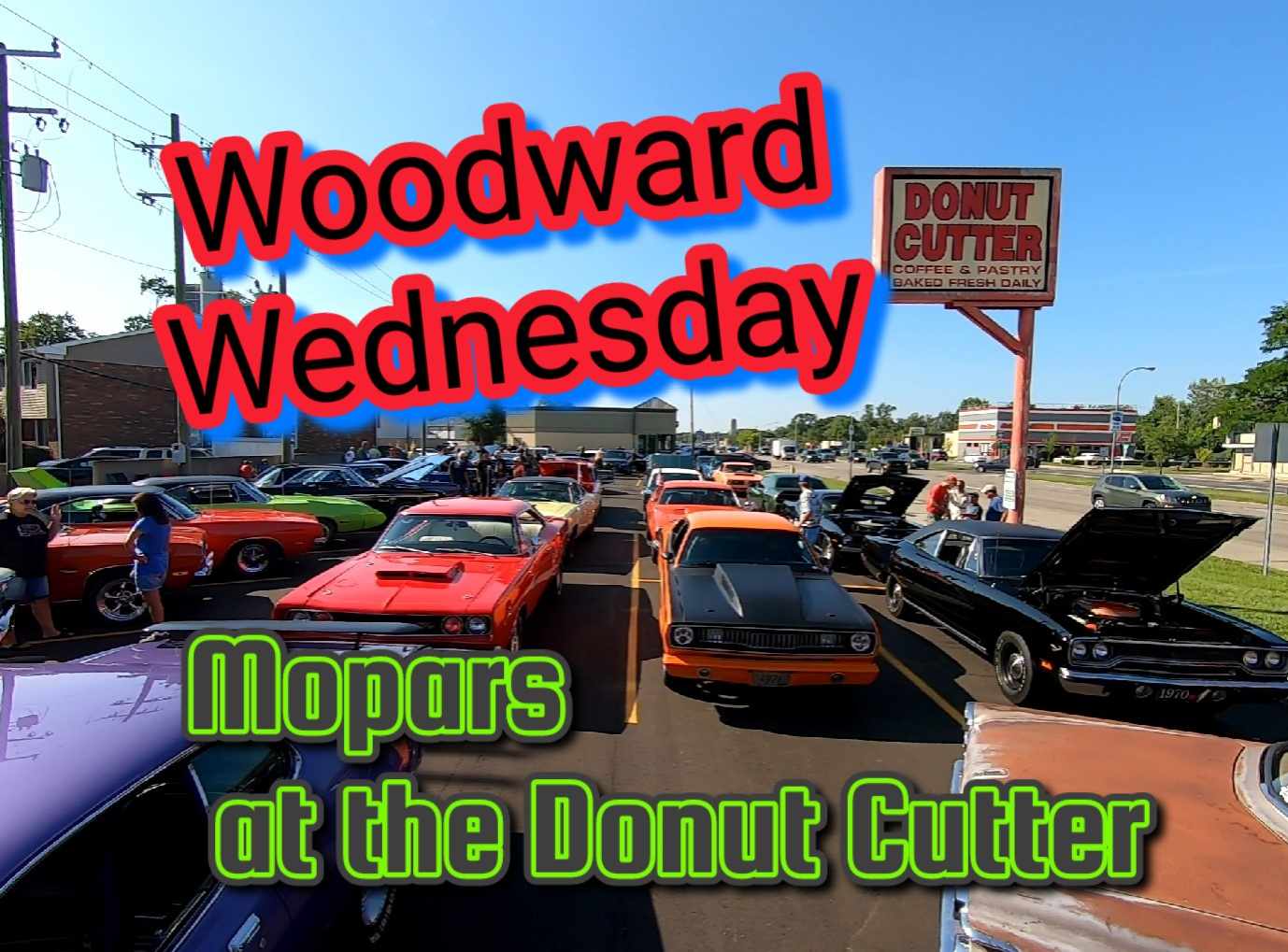Mopars at the Donut cutter. Woodward Week Wednesday. Twisted Axle