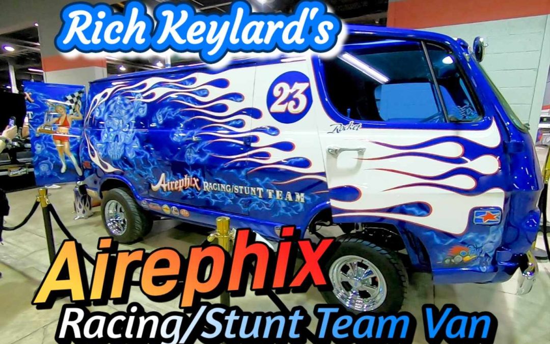 Rich Keylard’s, Airephix Racing/Stunt Team Van at MCACN