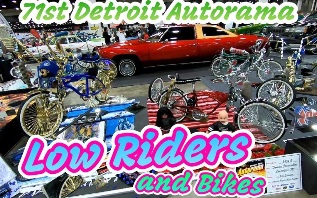 LOW RIDERS and Custom Bikes at the 71st Detroit Autorama