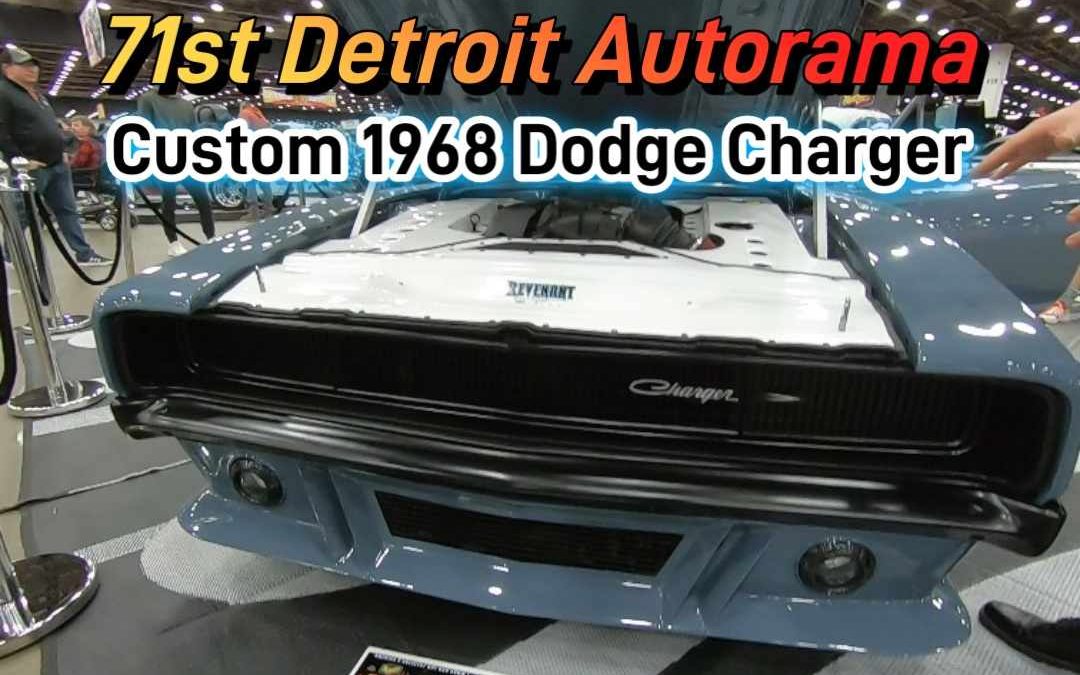 1968 Dodge Charger Custom at the 71st Detroit Autorama, built by Revenant Motors