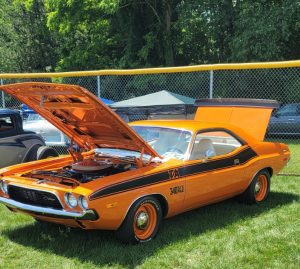 Walt’s 1973 Go Mango 340 six pack Challenger