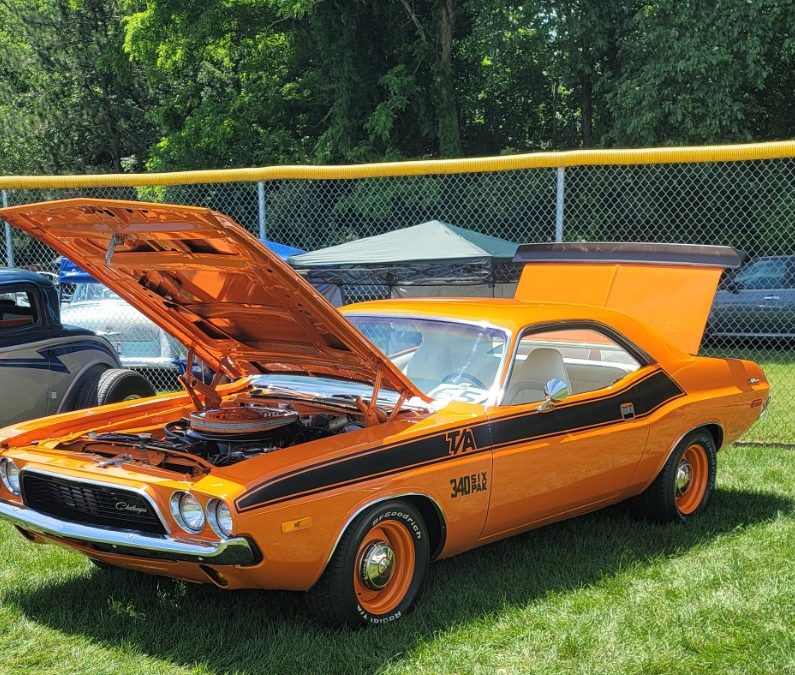 Walt’s 1973 Go Mango 340 six pack Challenger