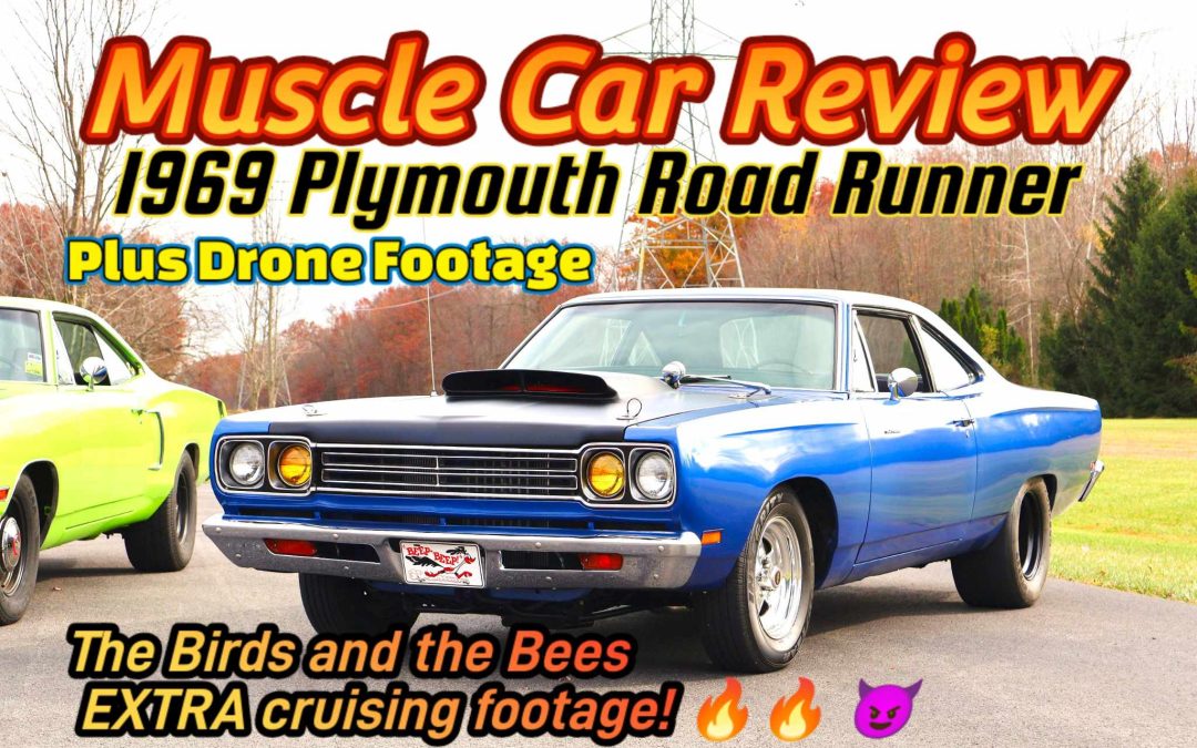 1969 Plymouth Road Runner: Muscle car review. Plus! bonus drone and cruising footage