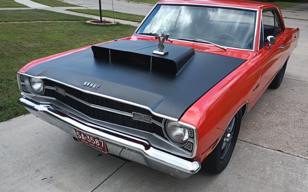 Chris’ BEAST of a Mopar. Modified 1969 Pro street dodge Dart